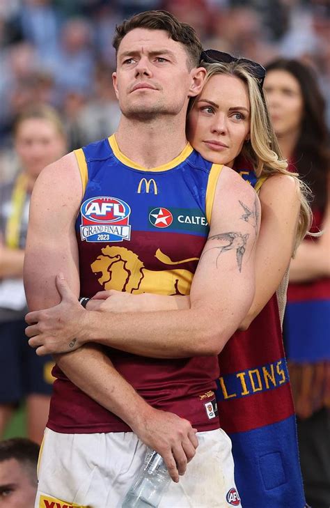 Afl Grand Final Brisbane’s Lachie Neale’s Raw Moment With Wife Hard To Watch Au