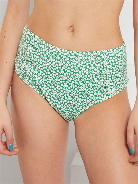 Braguita De Bikini De Talle Alto Verde Kiabi