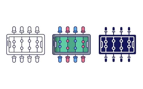 Premium Vector Table Soccer Vector Icon