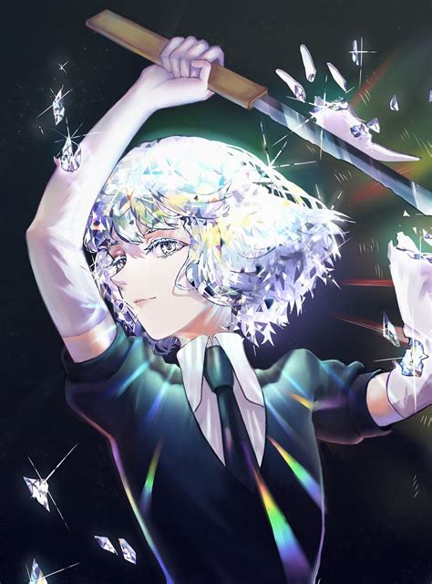 Diamond Houseki No Kuni Arms Up Sword Diamond Houseki No Kuni