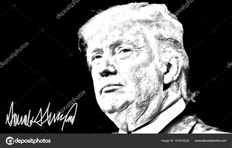 Portrait of Donald Trump – Stock Editorial Photo © ra3rn_ #161815228