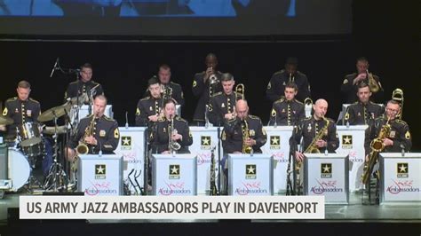 Us Army Jazz Ambassadors Use Musical Talent To Thank Veterans With