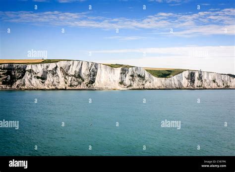 famous white cliffs  dover  england stock photo alamy