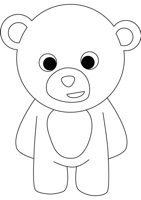 Teddy Bear Coloring Page Printable Printable Word Searches