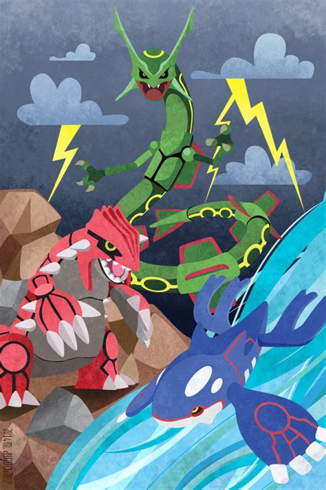 Hoenn Legendaries by m-dugarchomp on deviantART