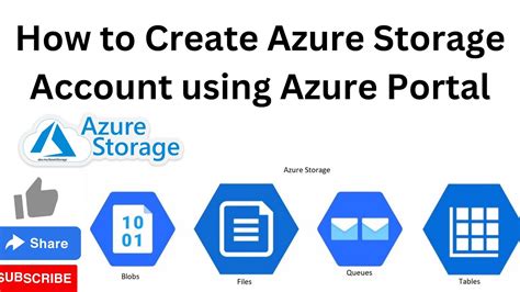 How To Create Azure Storage Account Using Azure Portal Youtube