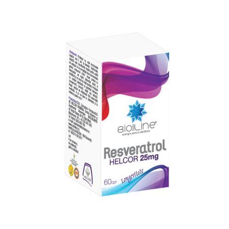 Resveratrol Mg Comprimate Helcor