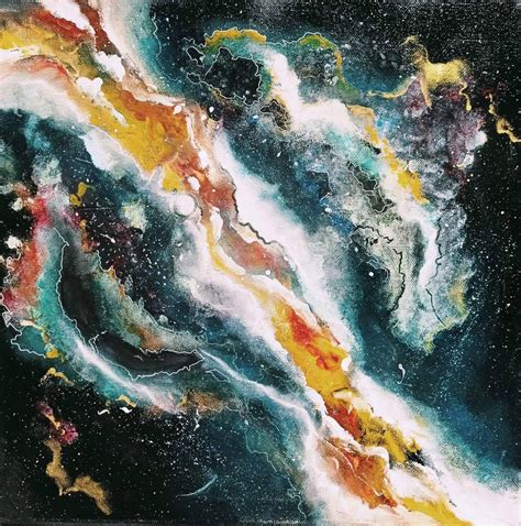 Space painting by Kathrin1990 on DeviantArt