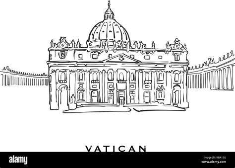 Basilica Di San Pietro Disegni Immagini Vettoriali Stock Alamy