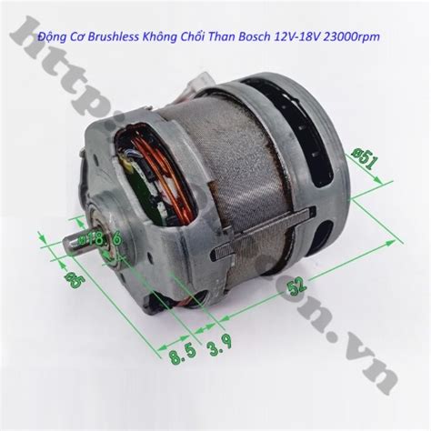 PKK917 Động Cơ Brushless Không Chổi Than Cho Máy Khoan Bosch 12V 18V