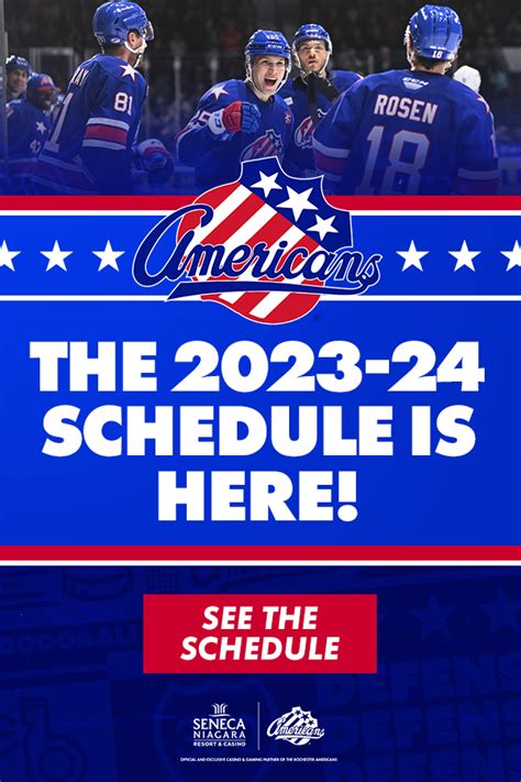 AMERKS ANNOUNCE 2023-24 REGULAR SEASON SCHEDULE | Rochester Americans