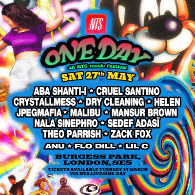 NTS ONE DAY LONDON SATURDAY 27 MAY 2023 NTS