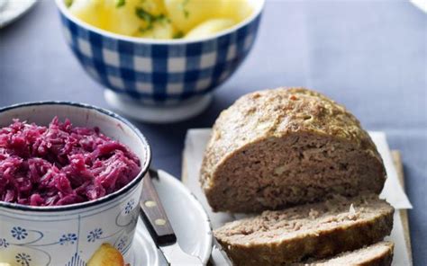 Rodekool Met Pittig Gehaktbrood Libelle Lekker