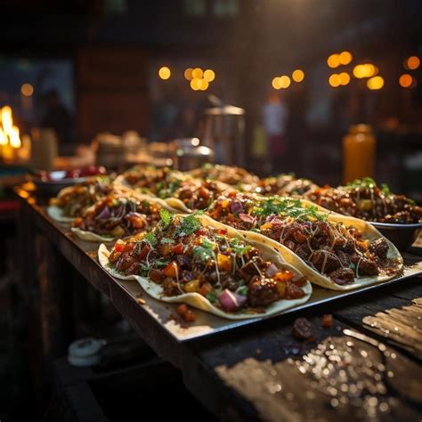 Premium Photo Sizzling Street Food Showcase Mexican Food Photo