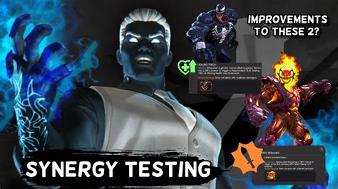 Fury Dormammu And Regen Venom Synergy Testing Mister Negative Synergy Marvel Contest Of