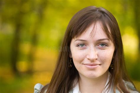 Portrait Of Ordinary Girl Stock Image Image Of People 16259149