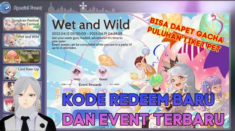 KODE REDEEM BARU DAN EVENT WET AND WILD RAGNAROK ORIGIN YouTube