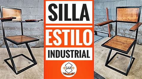 Silla Estilo Industrial Madera Y Hierro Wood And Iron Industrial