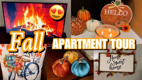 WARM COZY FALL APARTMENT DECOR WALKTHROUGH 2022 VLOGTOBER DAY 24