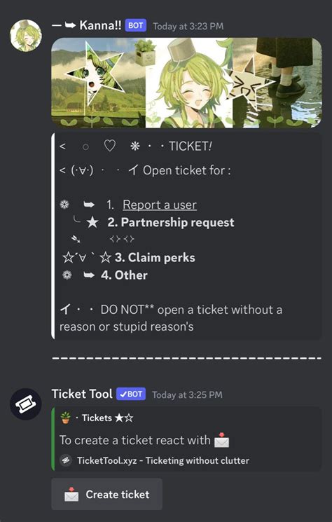 Ticket Took Layout In 2024 Discord Server Roles Ideas Discord Server