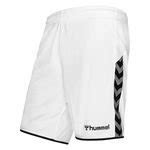 Hummel Shorts Authentic Poly Hvid Sort Unisport Dk