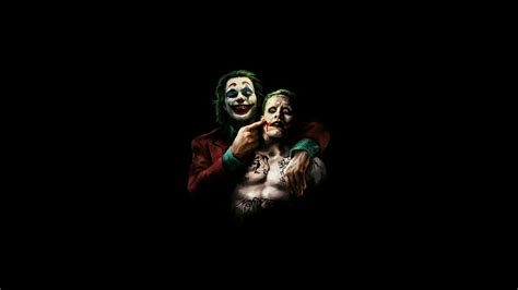 1920x1080 Joaquin Phoenix And Jared Leto As Joker 4k Laptop Full Hd