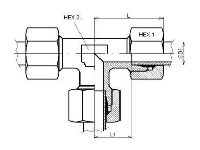 RA 6mm M10x1 5 T Verschraubung Leichte Baureihe