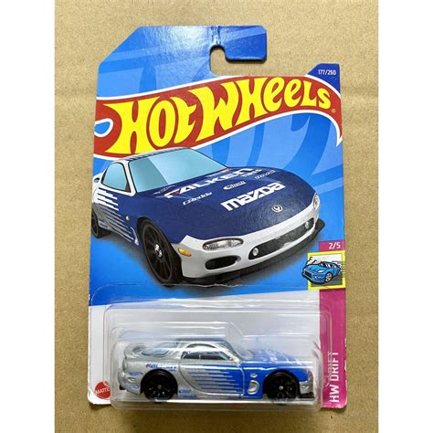 Genuine Hot Wheels Super Car Mazda RX FALKEN Silver Shopee Singapore