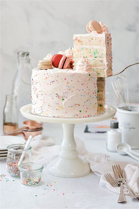 Light Cake With Sprinkles