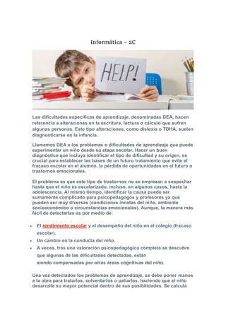 Dificultades Del Aprendizaje Docx