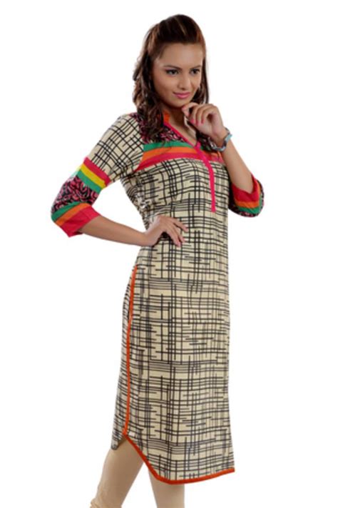 Multicolor Jaipuri Printed Cotton Casual Wear Kurti Rajasthani Sarees