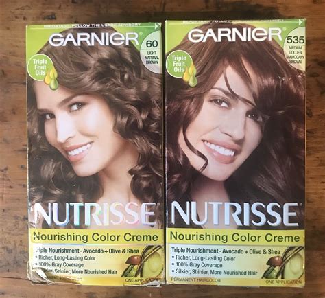 Mahogany Brown Hair Color Garnier