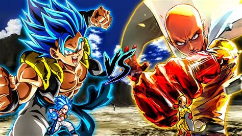 Gogeta Ssbe Rn Op New Vs Manga Saitama Op In Jump Force Mugen Youtube