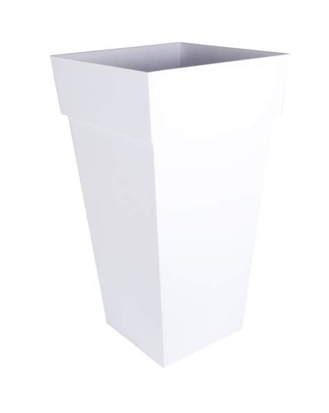 Pot Toscane Xxl Carr Eda X X Cm Blanc Jardini Re Bac