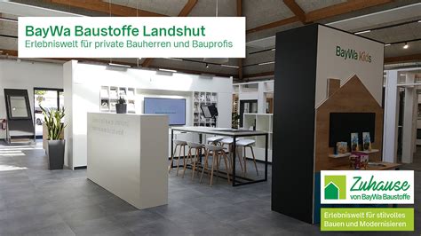 BayWa Baustoffe Landshut Beratung Lieferung Montage