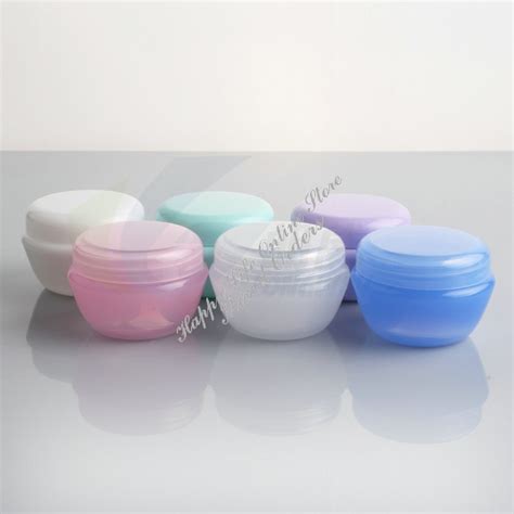 Купить 30pcs/Лот 20g пластиковые Сливки косметические баночки горшки ...