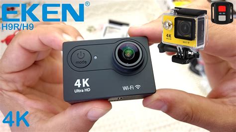 Testei Unboxing Review H R Eken Estilo Gopro K Videos Reais