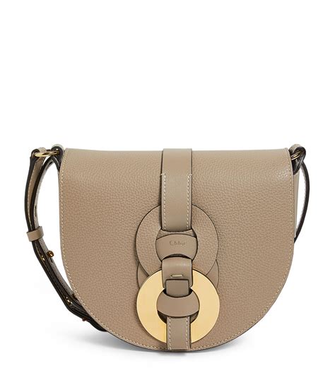 Chlo Small Leather Darryl Saddle Bag Harrods Us