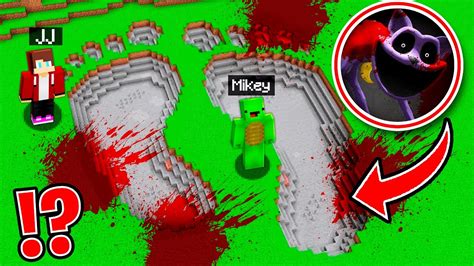 Jj And Mikey Found Scary Catnap Exe Footprint In Minecraft Maizen