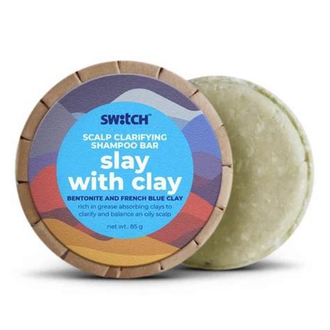 Scalp Clarifying Slay With Clay Shampoo Bar For Oily Hair G At Rs