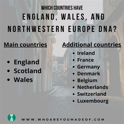 What is the England, Wales, and Northwestern Europe DNA Ethnicity on ...