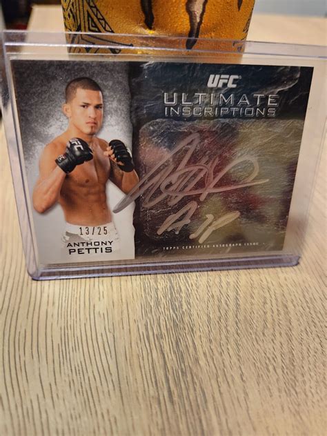 Topps Ufc Knockout Anthony Pettis Ultimate Inscriptions Autograph