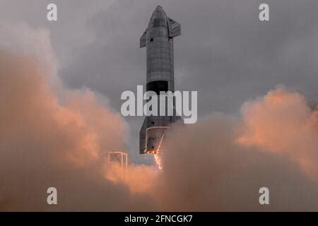 SpaceX Starship SN15 At Boca Chica Beach Texas Stock Photo Alamy