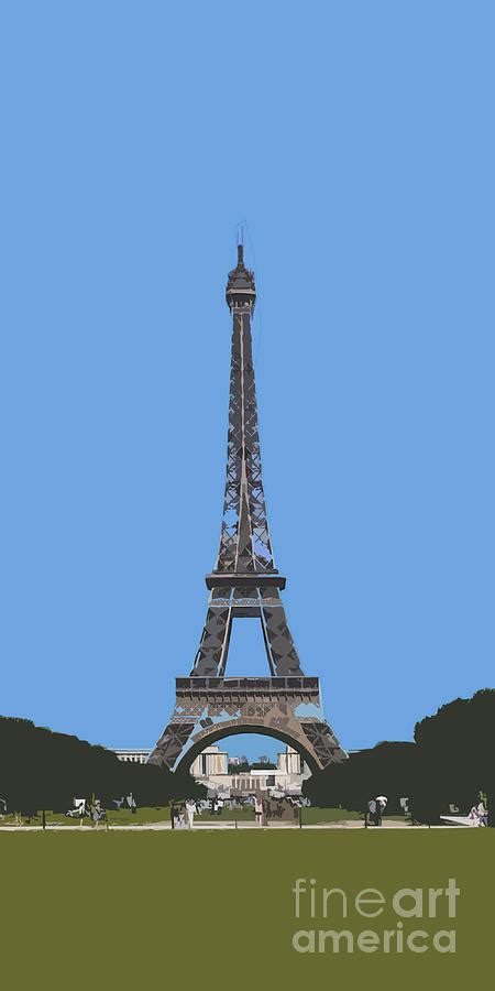 Eiffel Tower Digital Art By Roger Lighterness Fine Art America