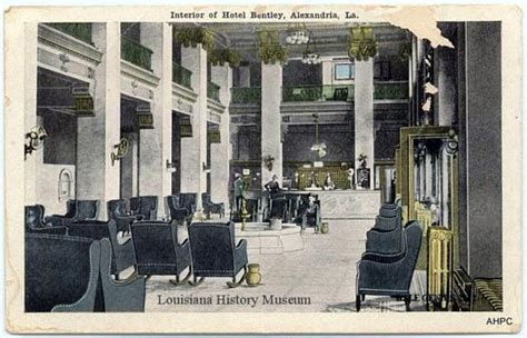 Hotel Bentley historic postcard 2 | City of Alexandria, LA