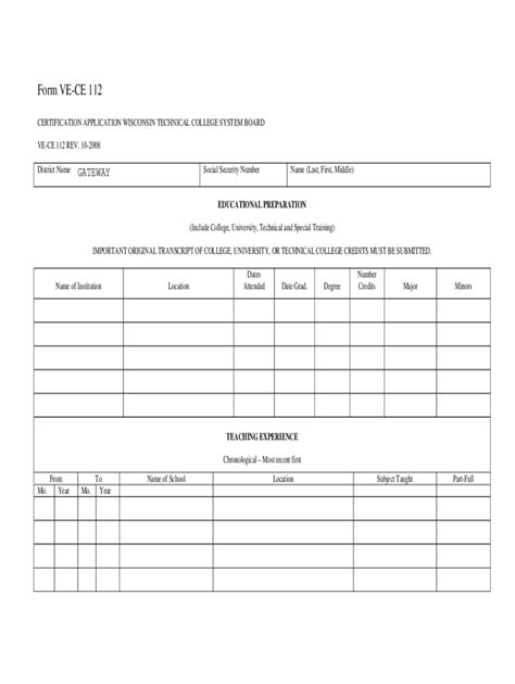 Fillable Online Cws Gtc Form Ve Ce Front Fax Email Print Pdffiller