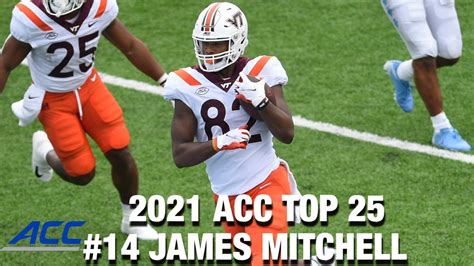 14 Virginia Tech Te James Mitchell 2021 Acc Top 25 Returning Players