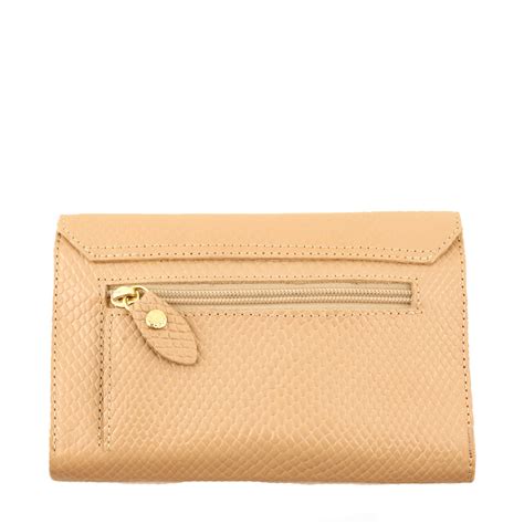 Carteira de Couro Legítimo Nude