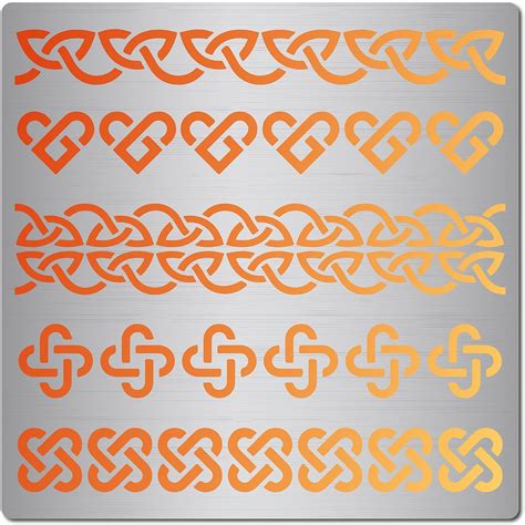 Amazon GORGECRAFT 6 3 Inch Reusable Metal Viking Symbol Stencil