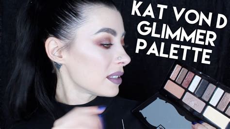 Kat Von D Shade Light Eye Glimmer Palette Tutorial Youtube